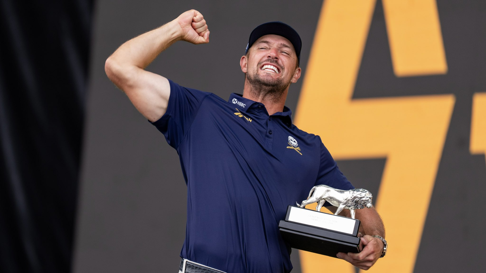 Bryson DeChambeau after winning the LIV golf tournament at Steyn City.