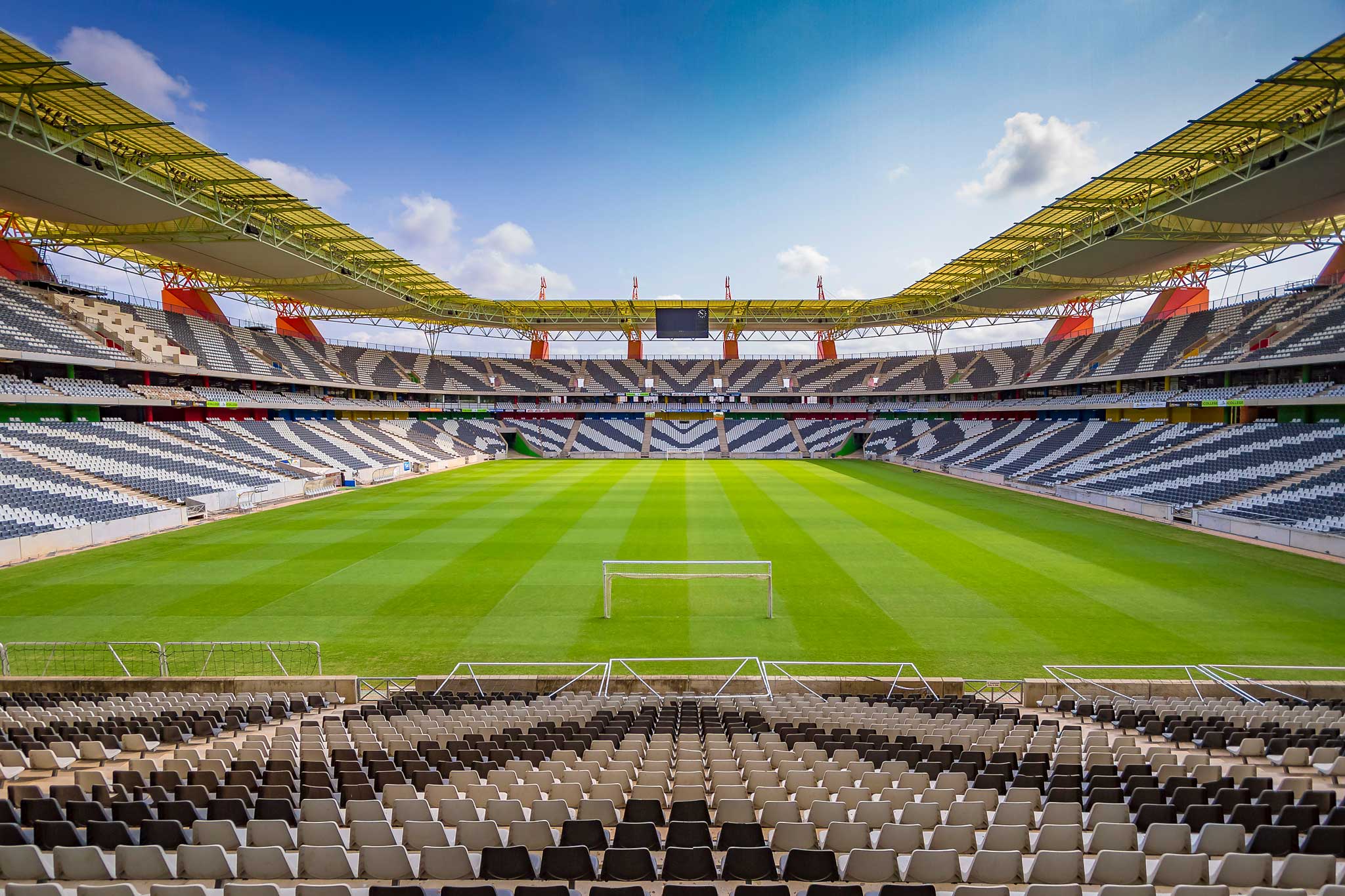 A view of the Mbombela Stadium in Mpumalanga.