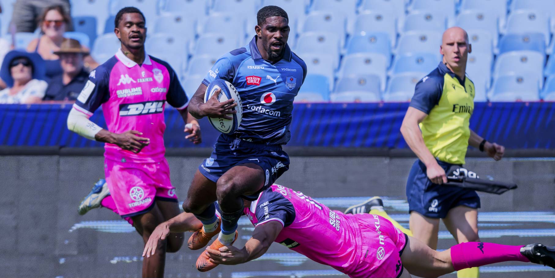 The Vodacom Bulls in action