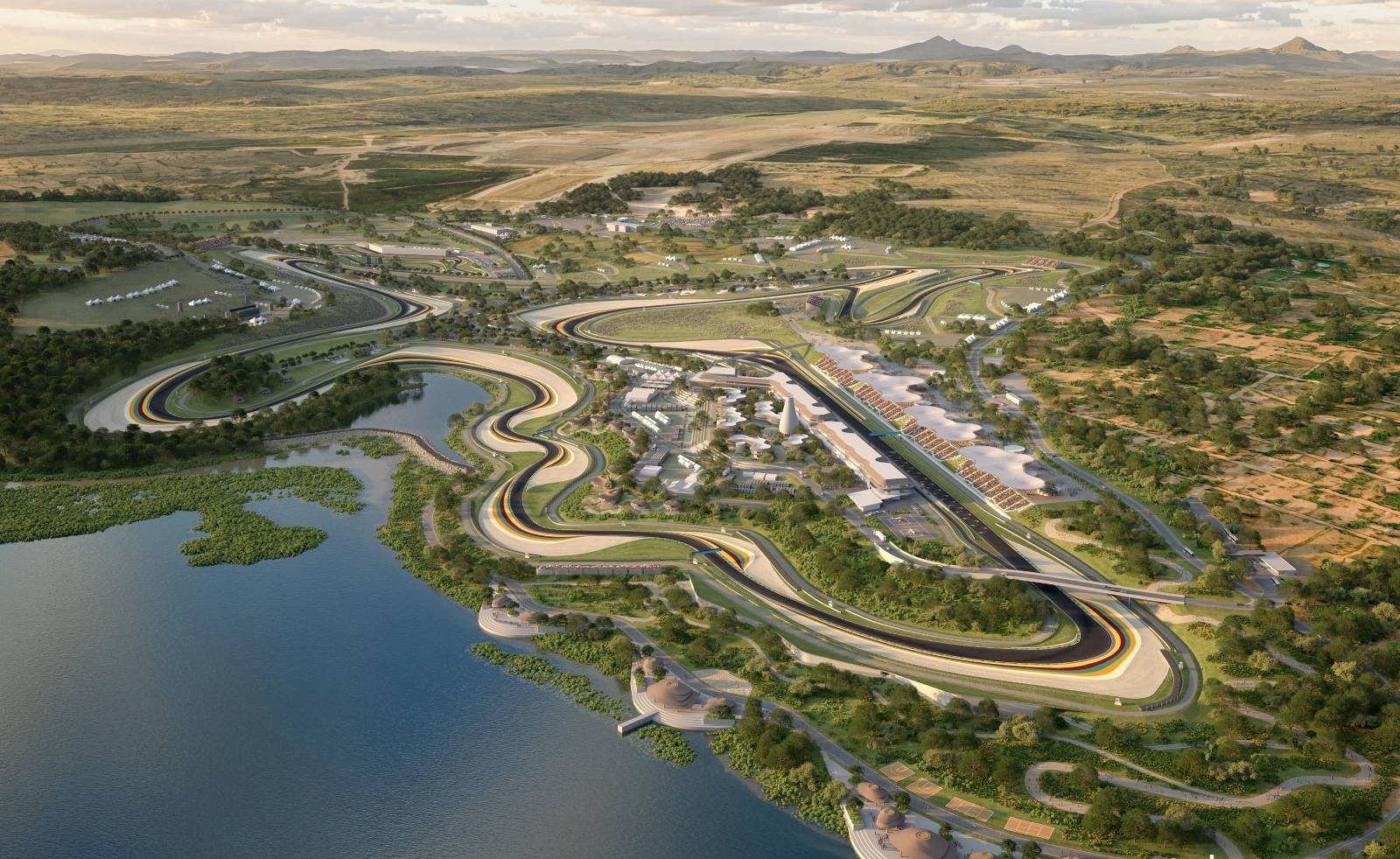 Rwanda Formula 1 circuit in Kigali.