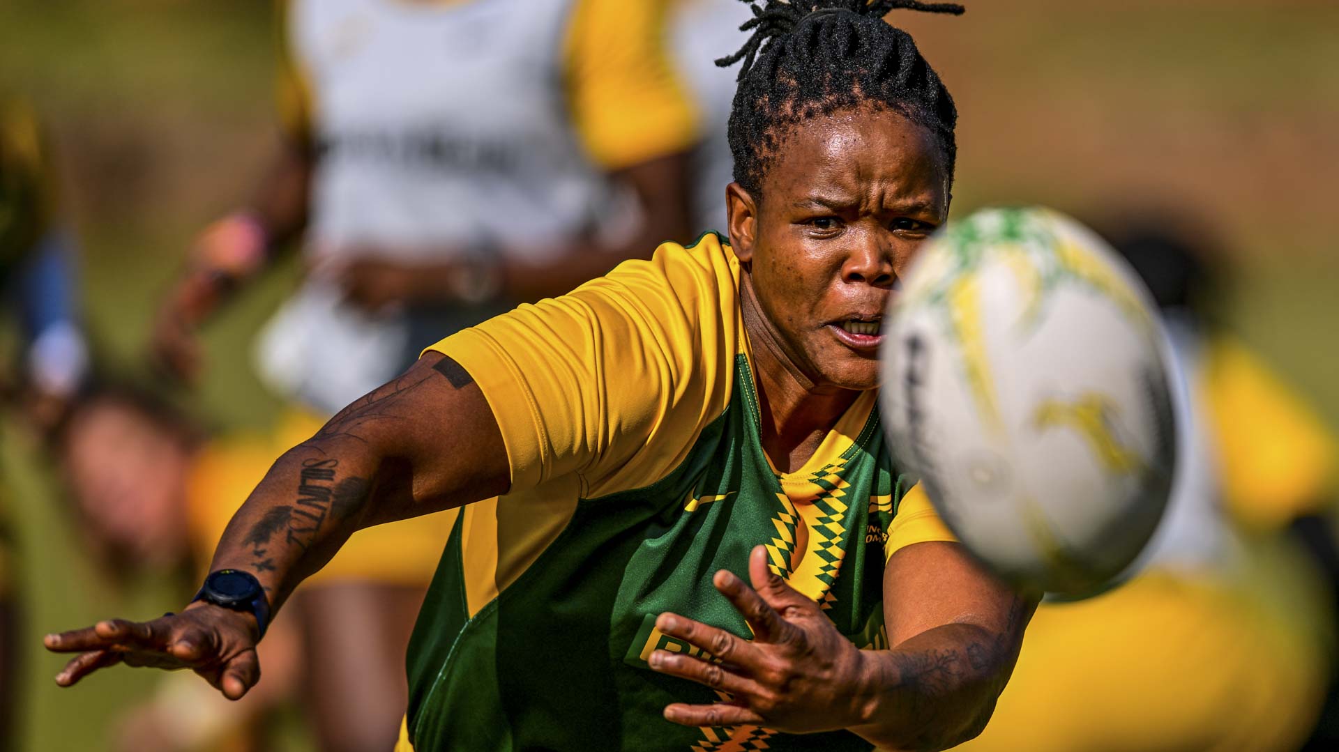 Sizophila Solontsi in action for Springbok Women