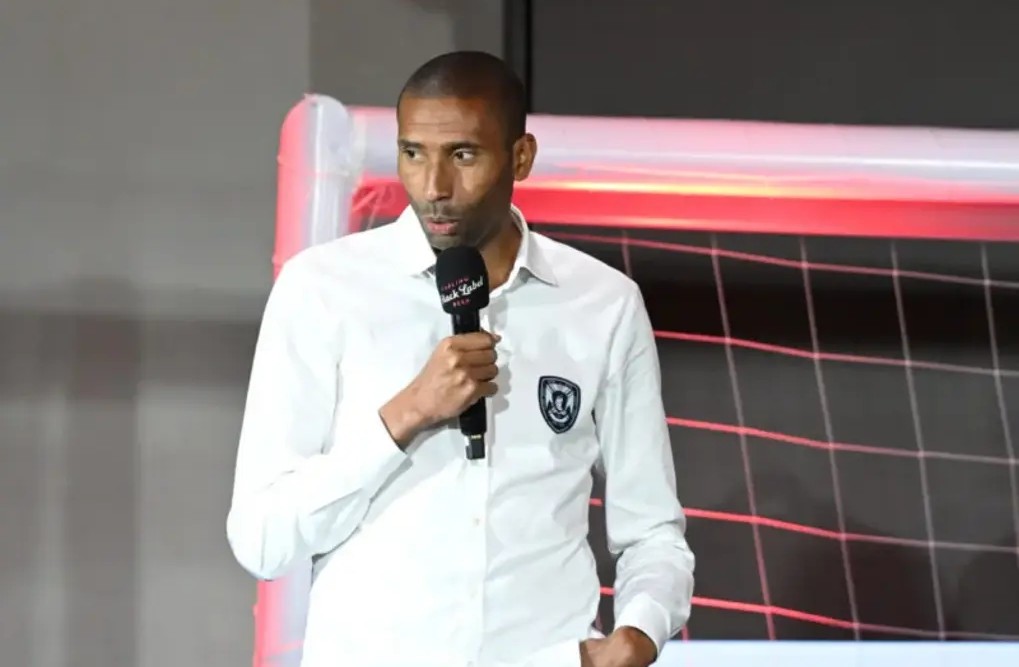 Orlando Pirates head coach Abdeslam Ouaddou speaking during the Carling Knockout last 16 draw