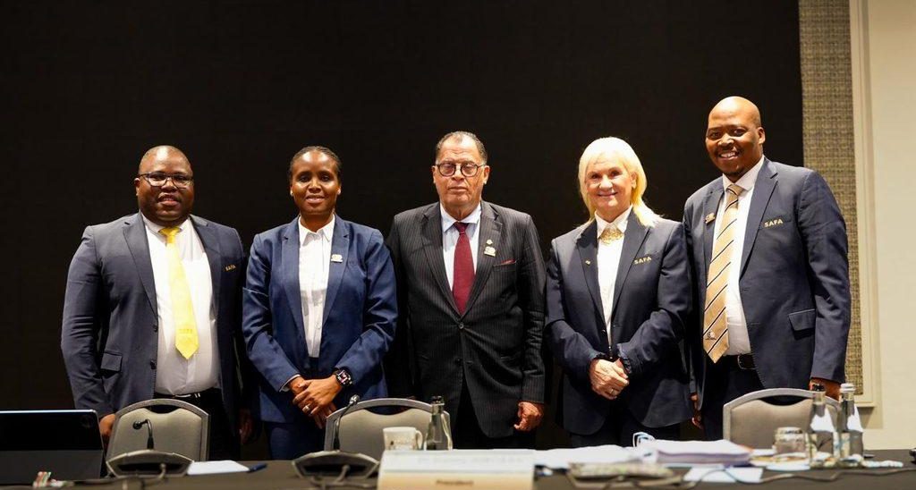 The Newly appointed SAFA Vice presidents
